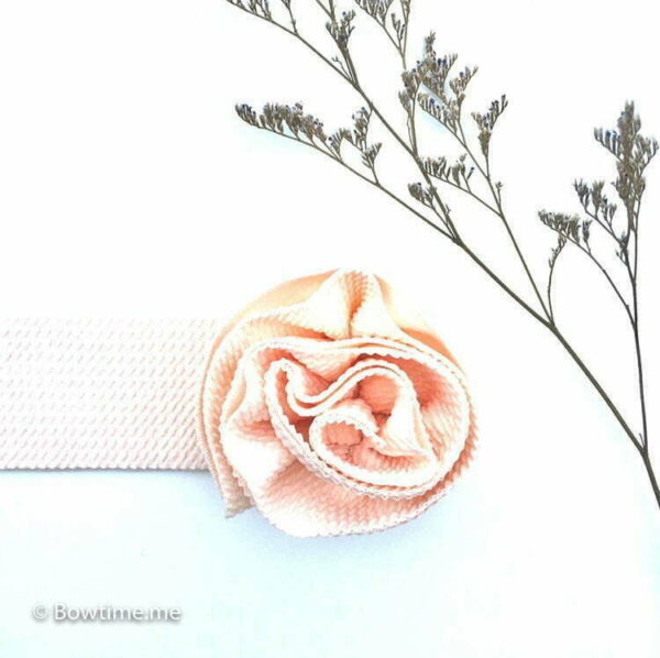 midi subtle blossom headband ivory