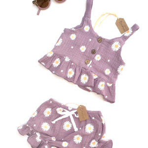 bowtime daisy lounge set lilac