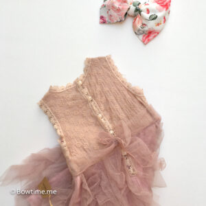 bowtime fairy dress dusty pink 1