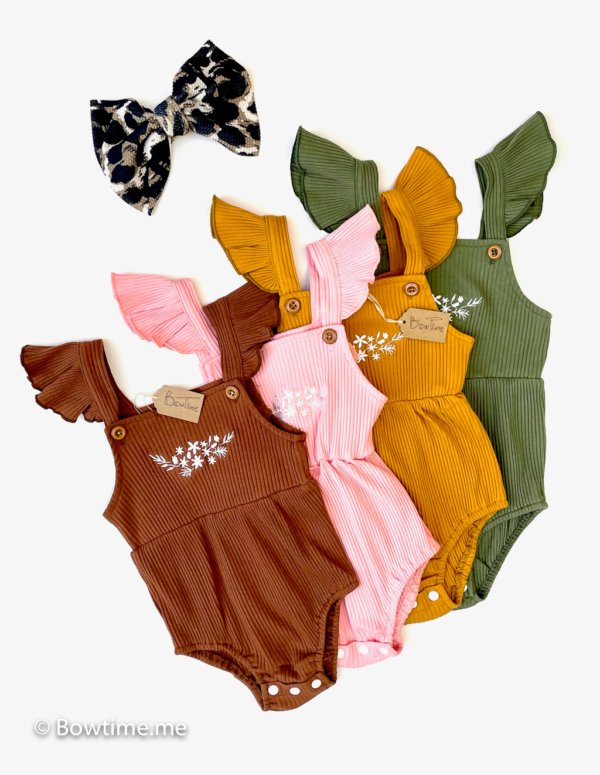 bowtime simple romper