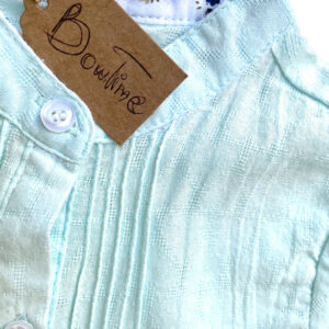 bowtime minty shirt details